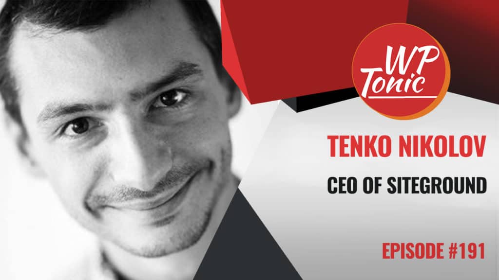 Tenko Nikolov CEO of SiteGround 