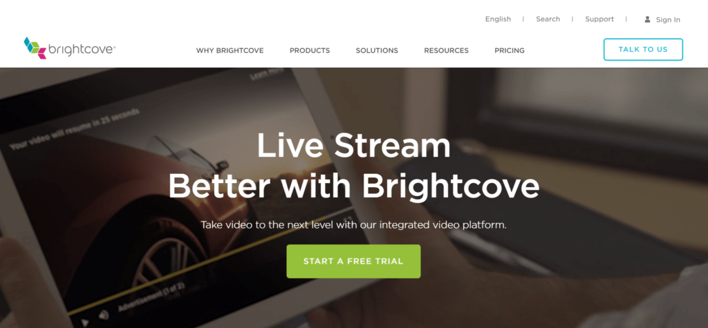 Brightcove video hosting offers fully customizable solutions