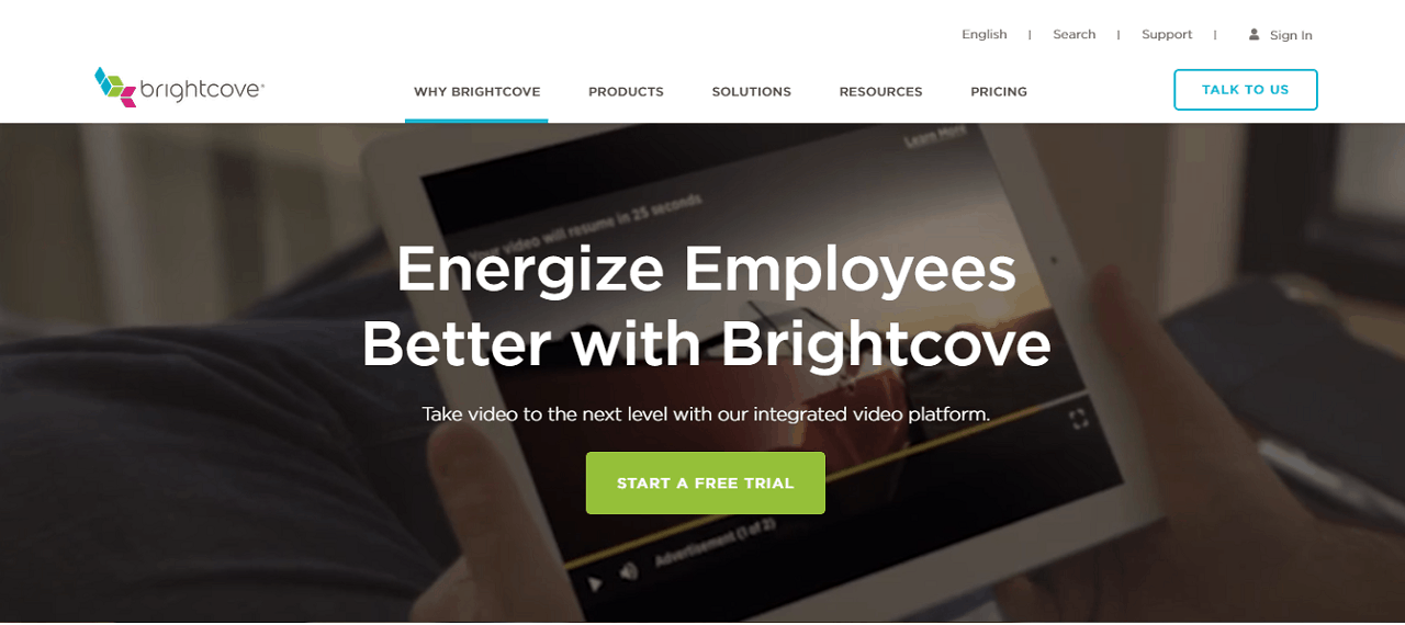 Brightcove is a business-centric video hosting solution that’s perfect for online course creators